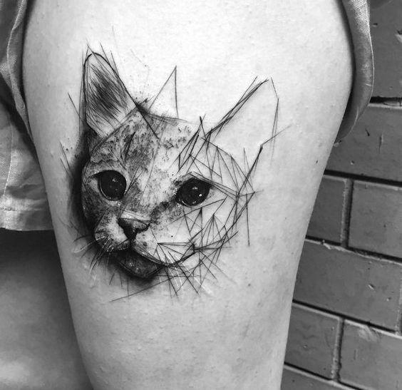 Tatuaż kota"