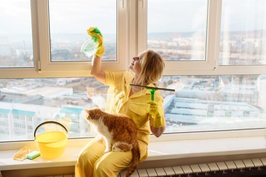 czy środki czystości są bezpieczne dla kotów