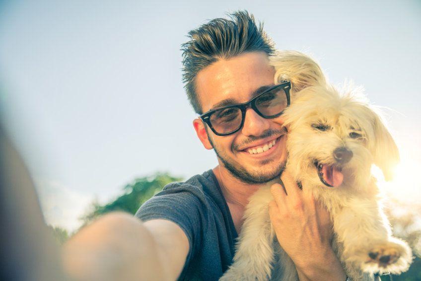 selfie z psem